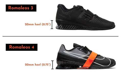 nike romaleos 3 heel height|romaleos 3 vs 4.